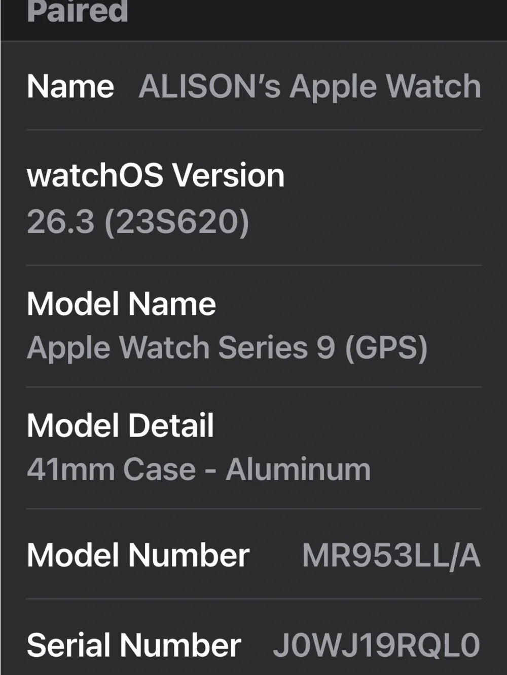 Apple Watch Series 9 41mm Pink Aluminum GPS with Nike Midnight Navy Woven Band